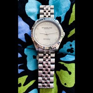 Stuhrling watch stainless steel water resistant